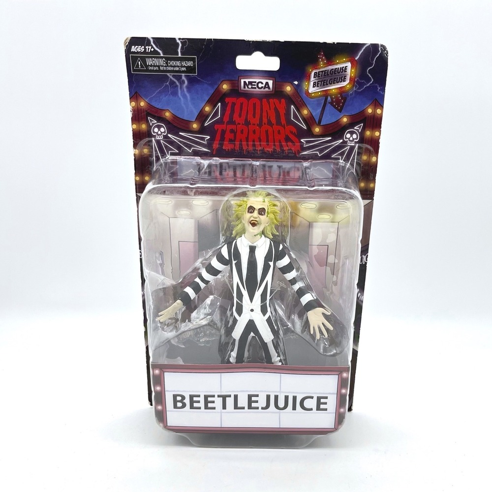 NECA Toony Terrors Beetlejuice 6 Inch Scale‎ Action Figure New Sealed Horror